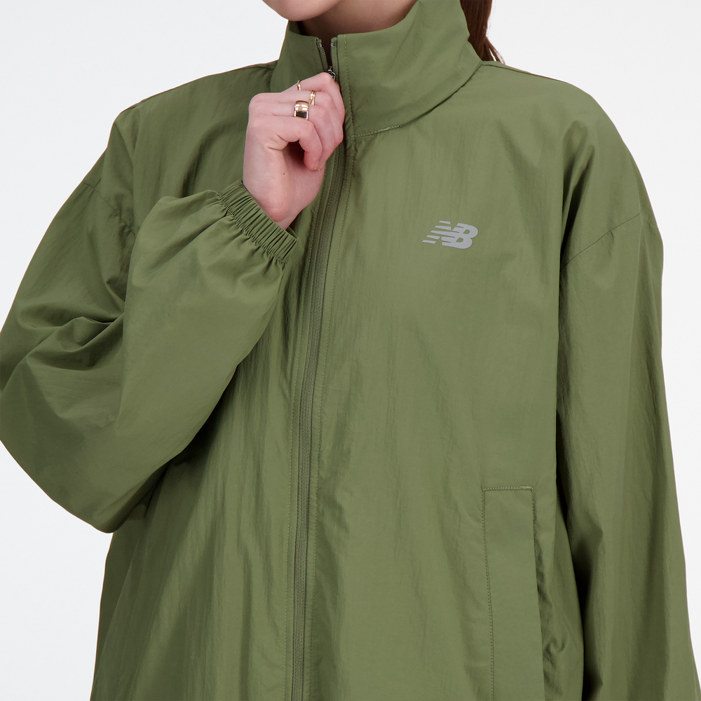 Vetrovka dámska New Balance WJ41553DEK – zelené