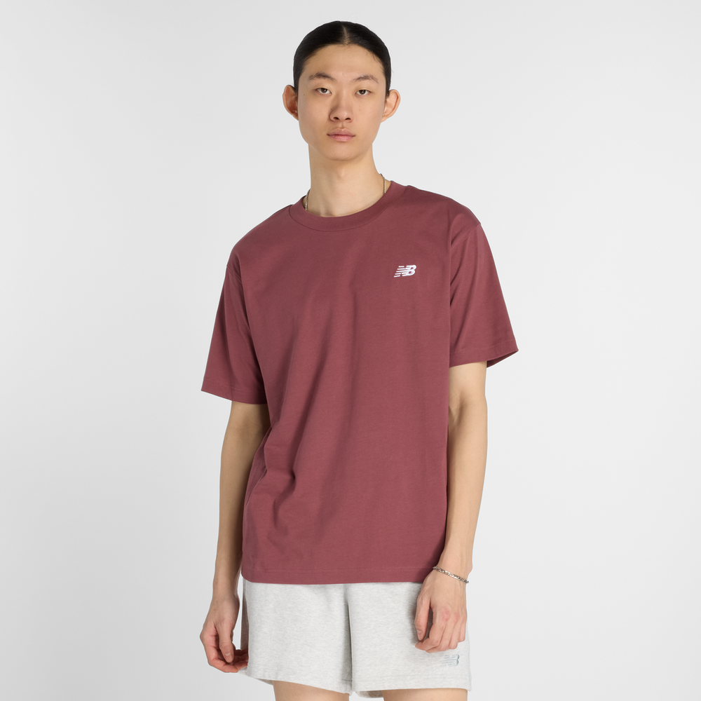 Pánske tričko New Balance MT41509WAD – bordová