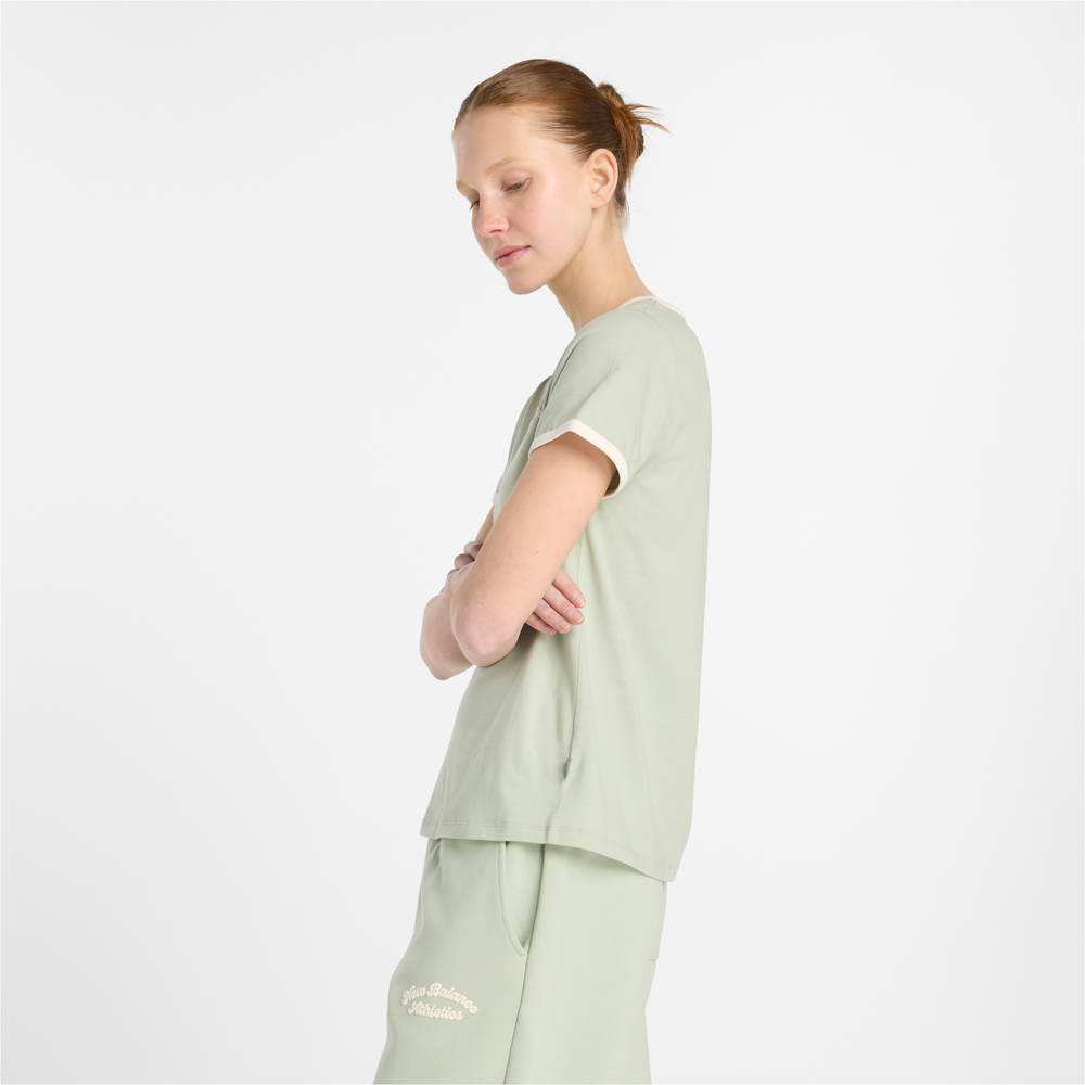 Dámske tričko New Balance WT53524GAS – zelené