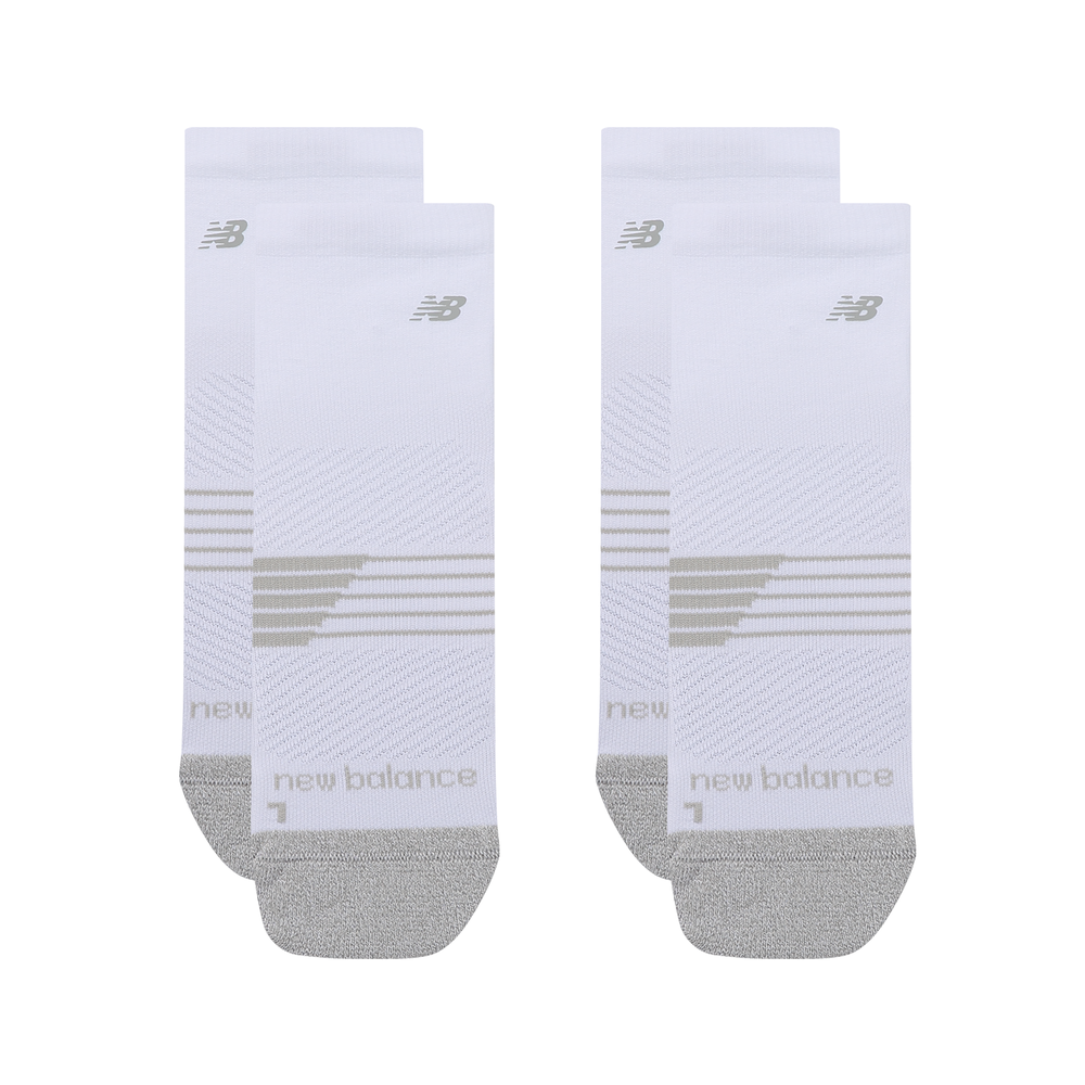 Ponožky New Balance LAS25142WT – biele