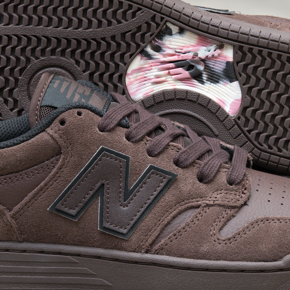 Pánske topánky New Balance Numeric UN480CHC – hnedá