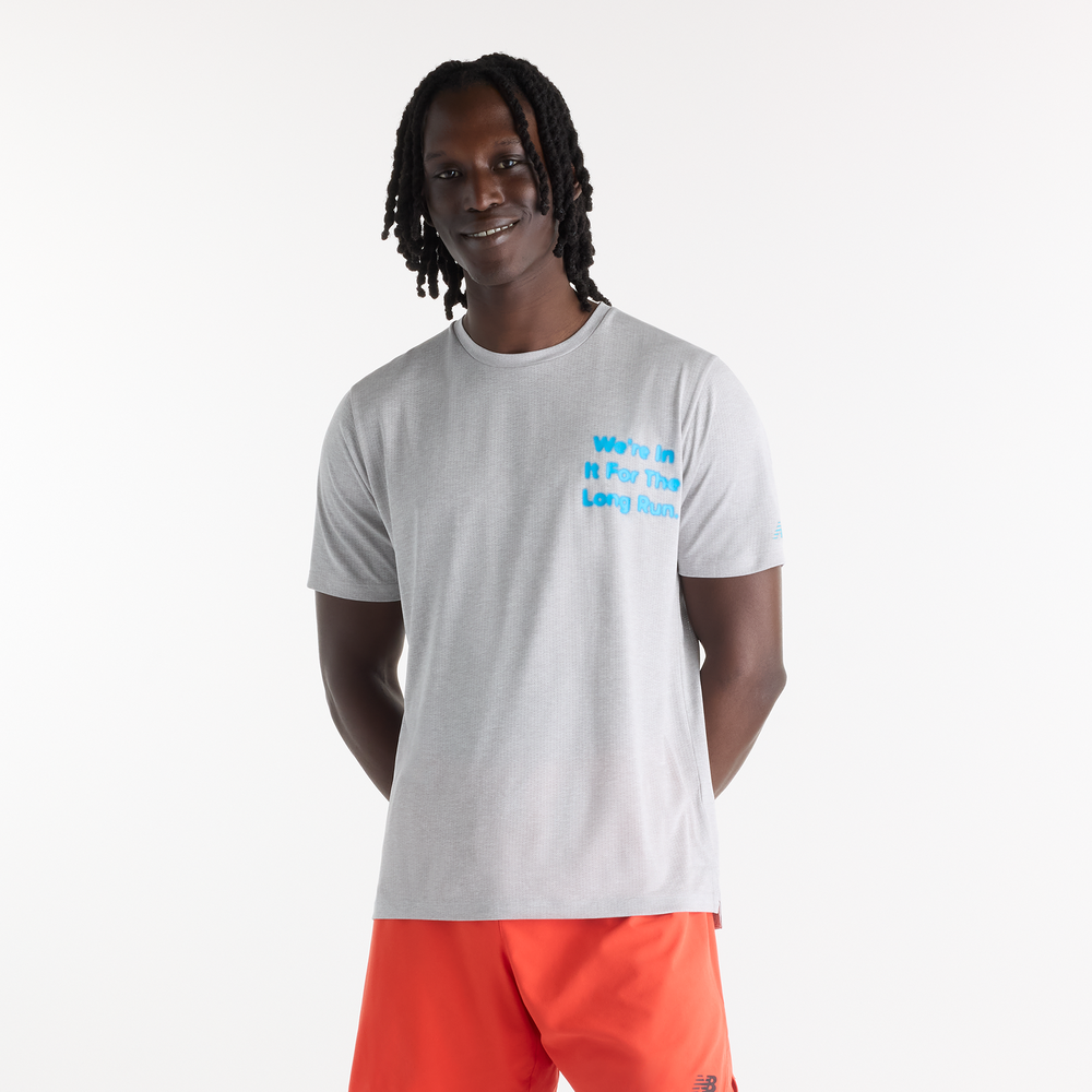 Pánske tričko New Balance MT62Z9ZRAG – sivé
