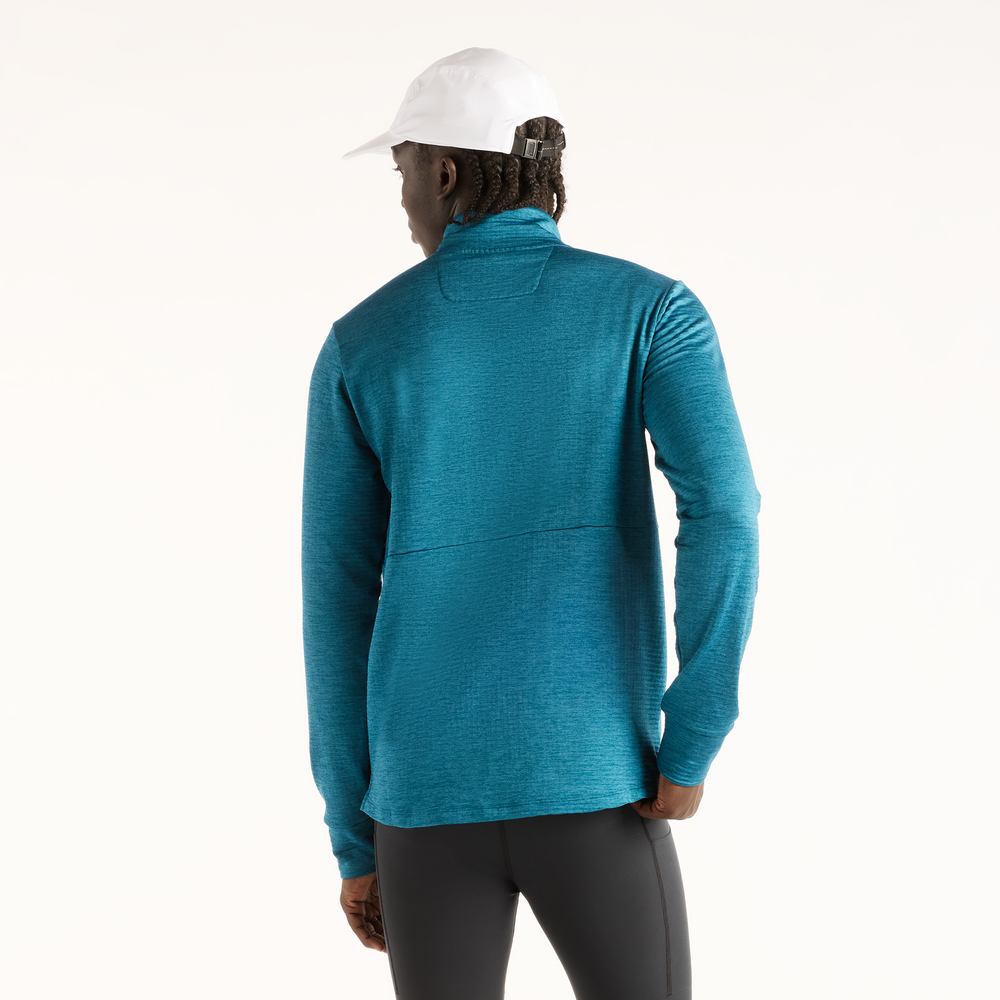 Pánska bunda New Balance RC Essential Heat Grid – modré