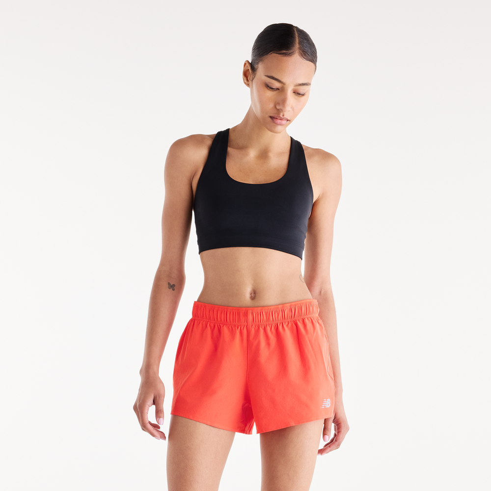 Dámske šortky New Balance WS41286NEF – oranžová