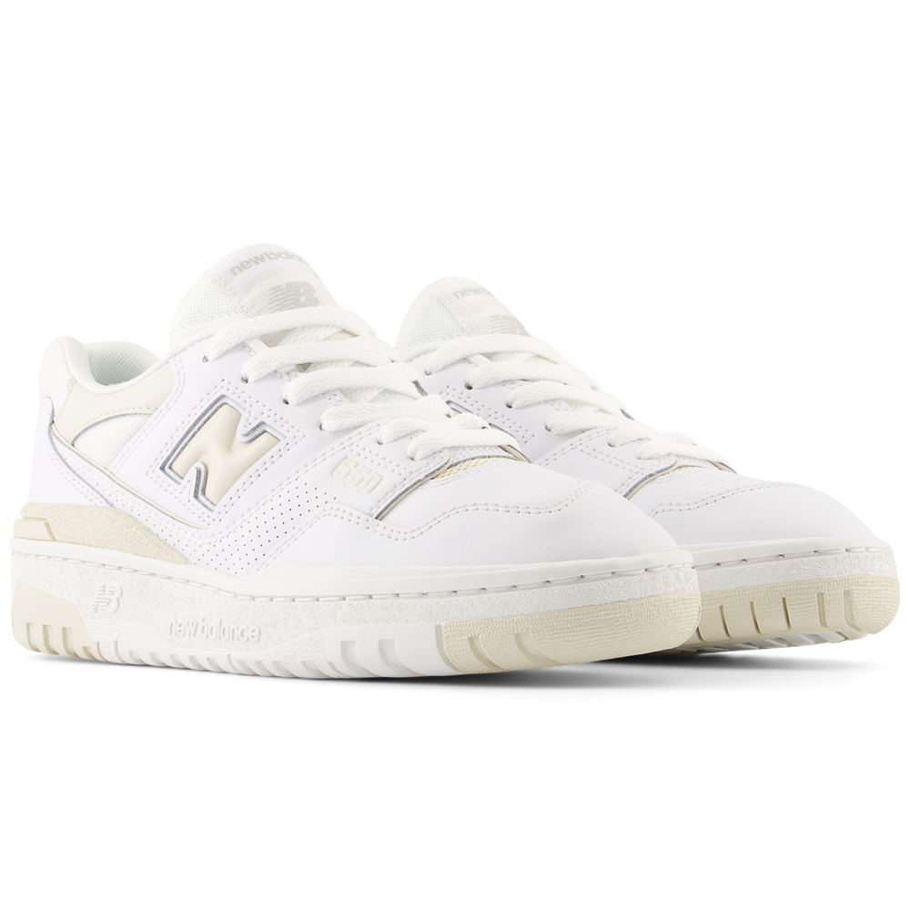 Detské topánky New Balance GSB550BK – biele