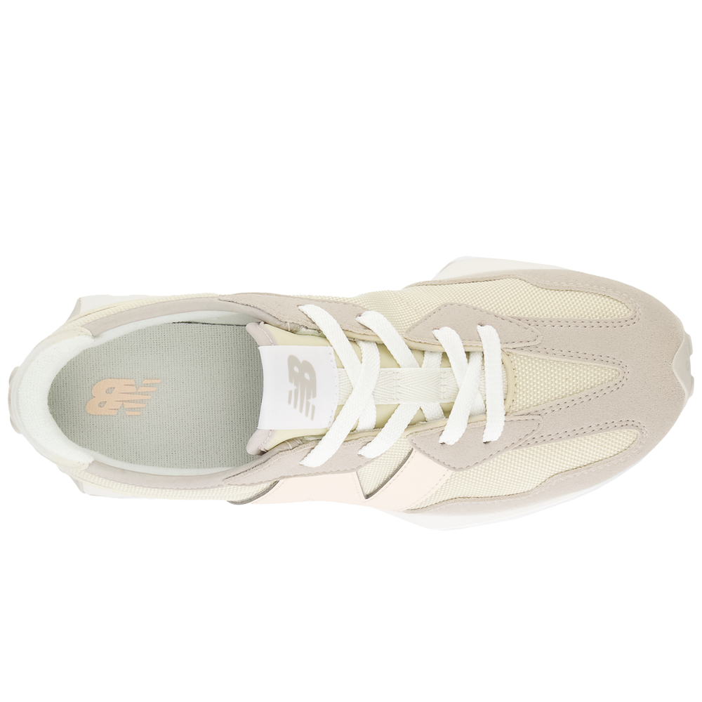 Detské topánky New Balance GS327FM – béžové