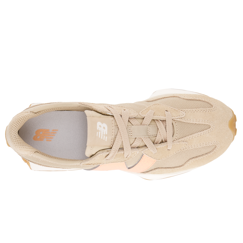 Detské topánky New Balance GS327WO – béžové