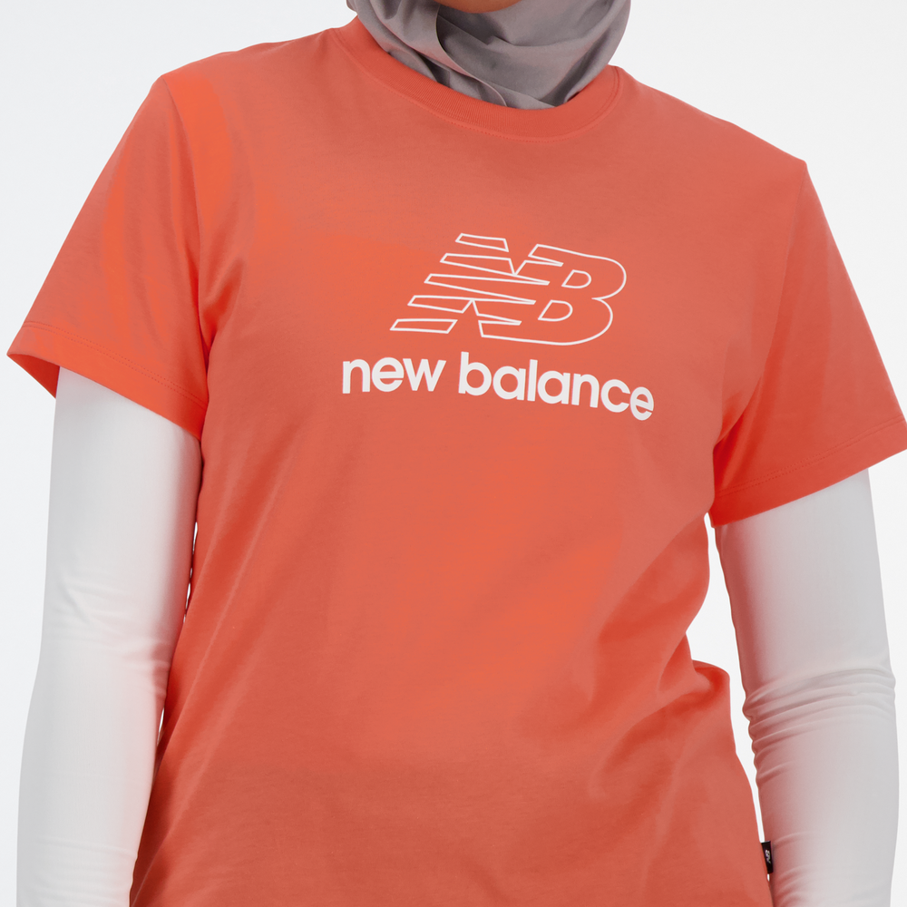 Dámske tričko New Balance WT41816GFR – oranžová