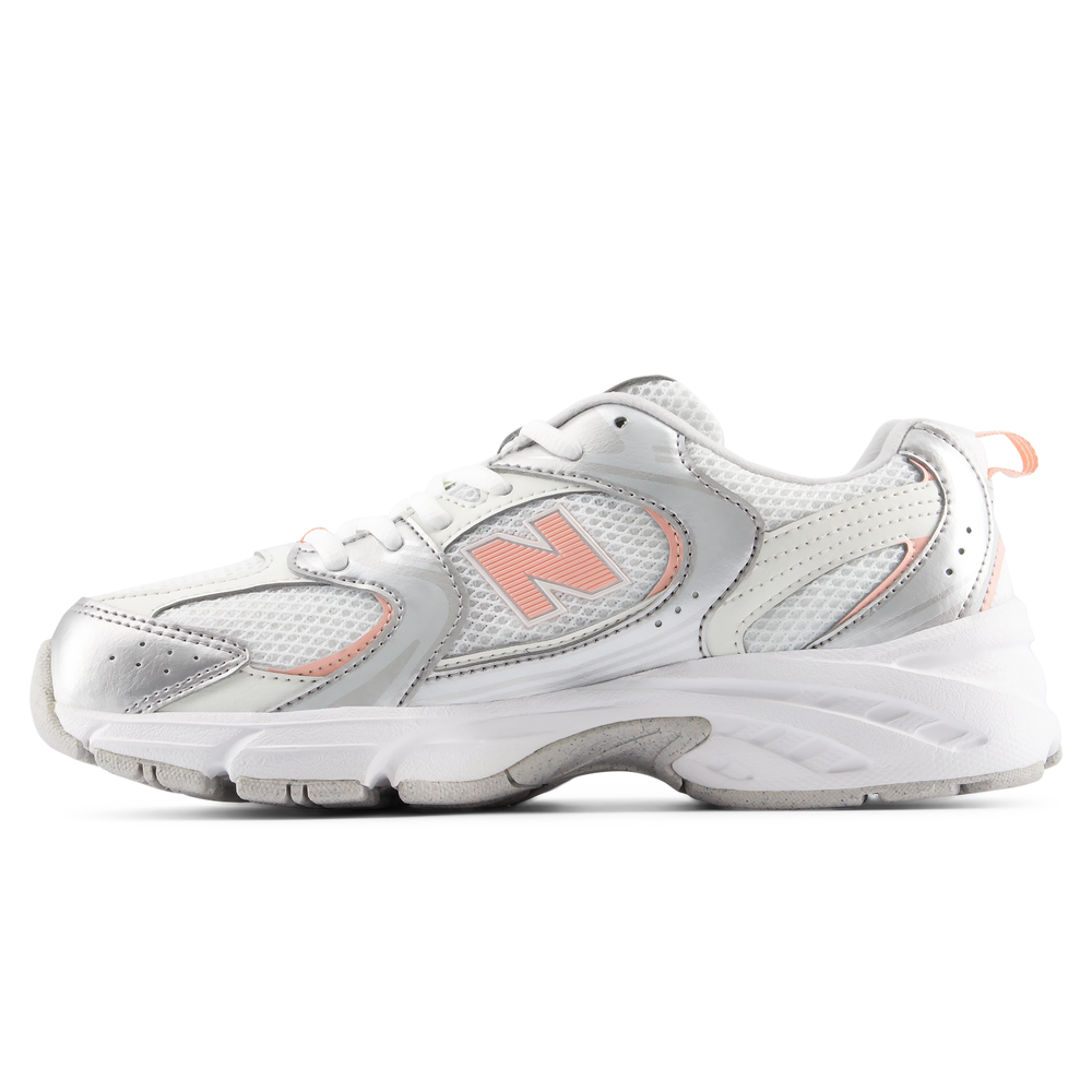 Detské topánky New Balance G5308SR – striebro