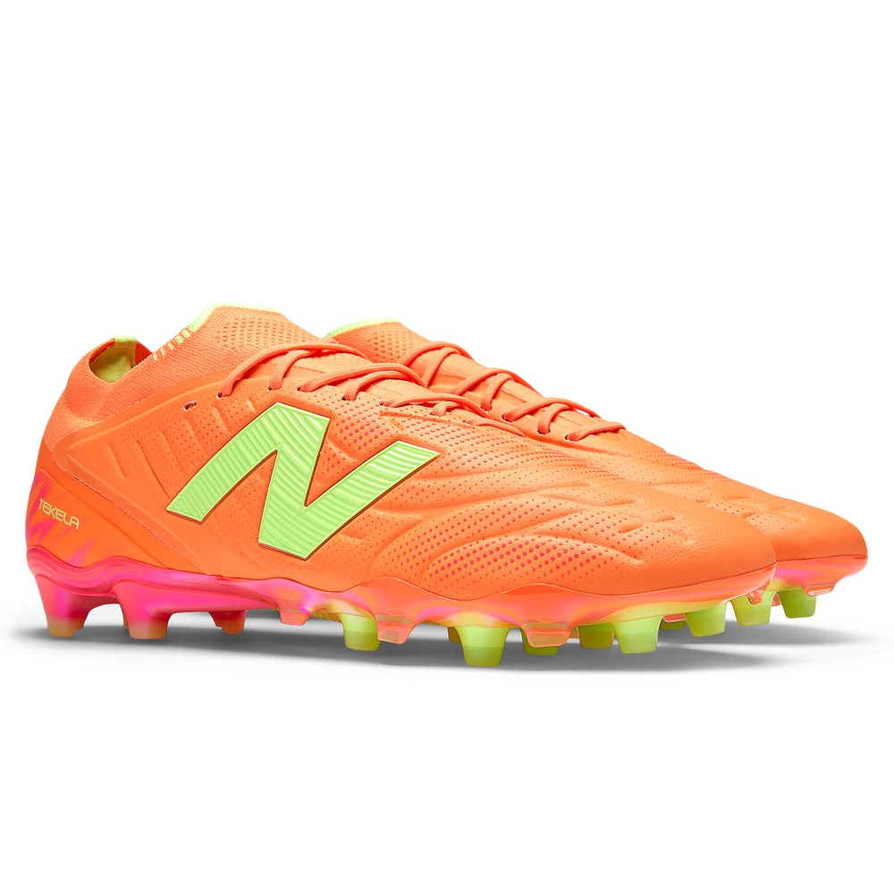 Pánske kopačky New Balance TEKELA ELITE FG V5 ST1FLTE5 – oranžová