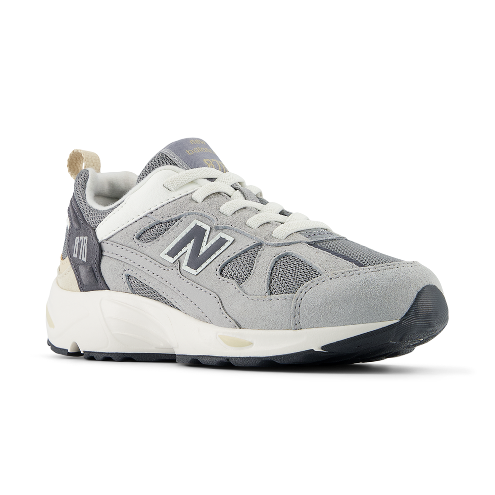 Detské topánky New Balance PV878GG1 – sivé