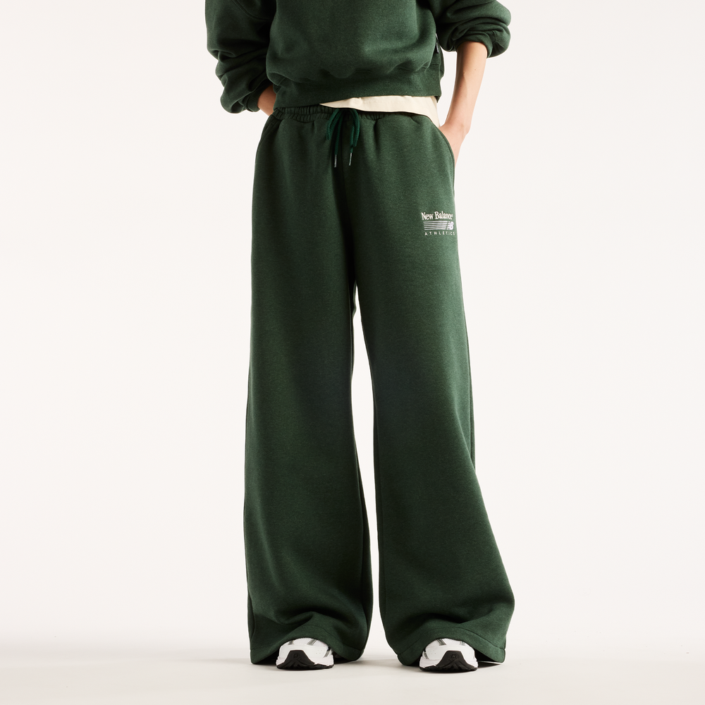 Dámske nohavice New Balance WB62983ANDG – zelené