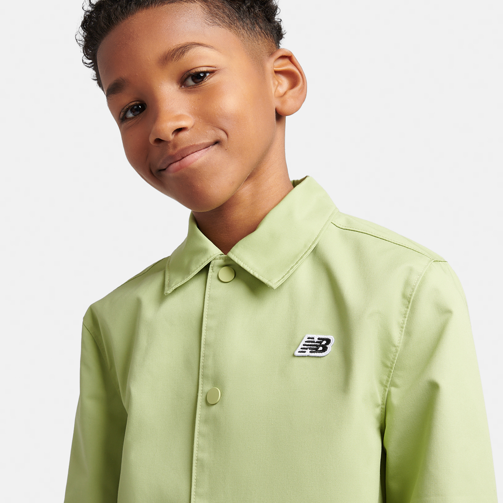 Detská bunda New Balance LAKB0140EEN – zelené