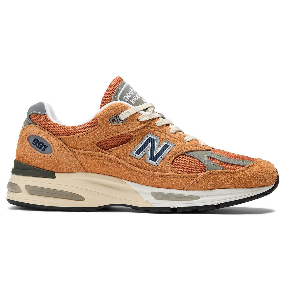 Unisex topánky New Balance U991OV2 – oranžová