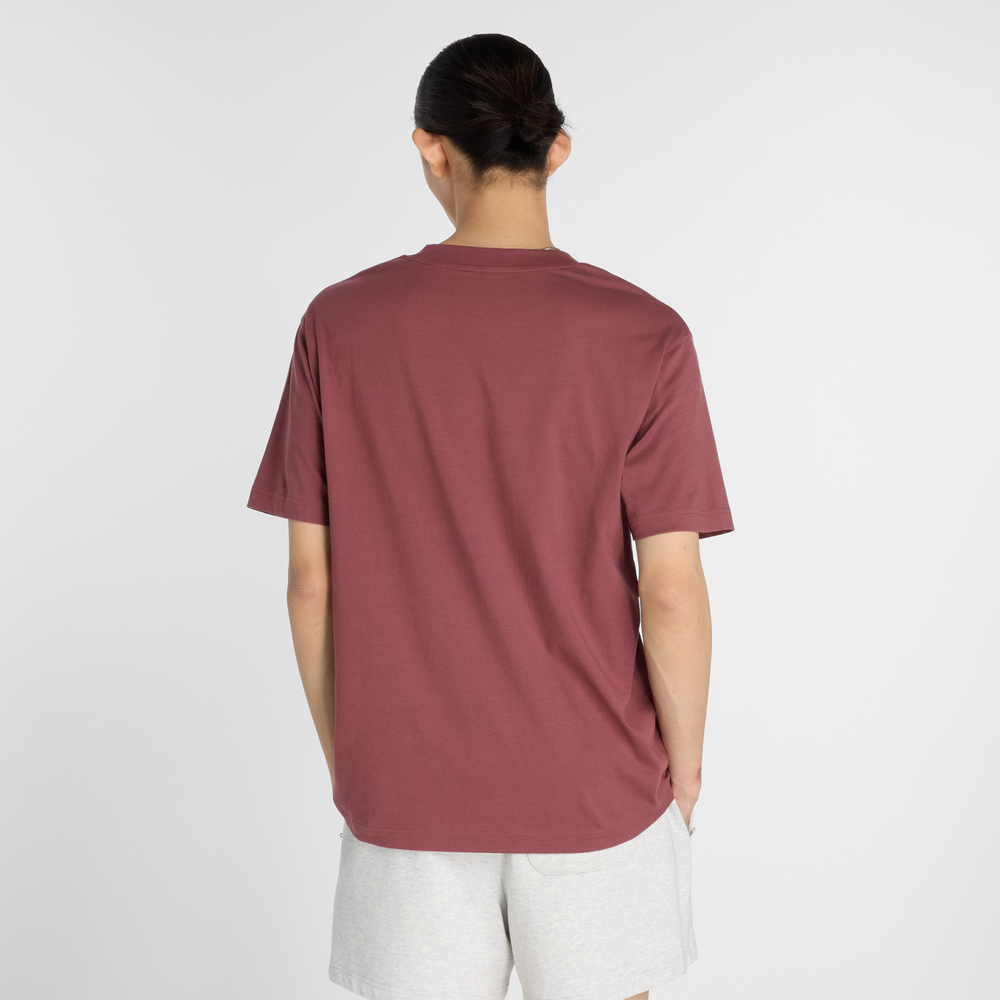 Pánske tričko New Balance MT41509WAD – bordová