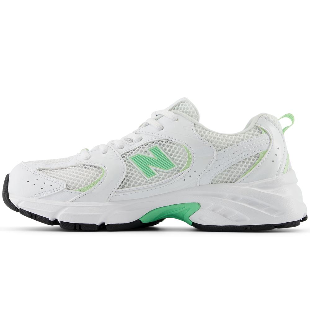 Detské topánky New Balance GR530SM – biele