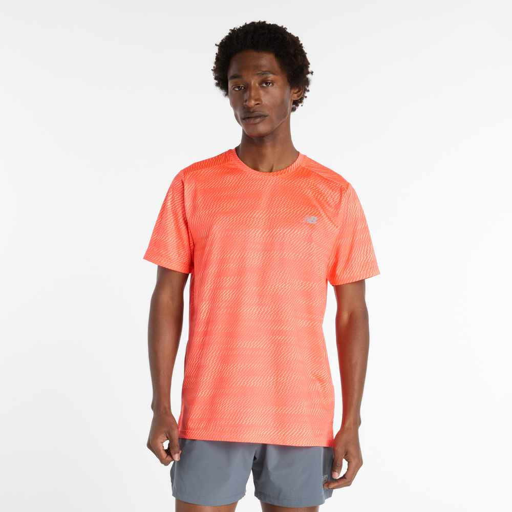 Pánske tričko New Balance MT53217URR – oranžová