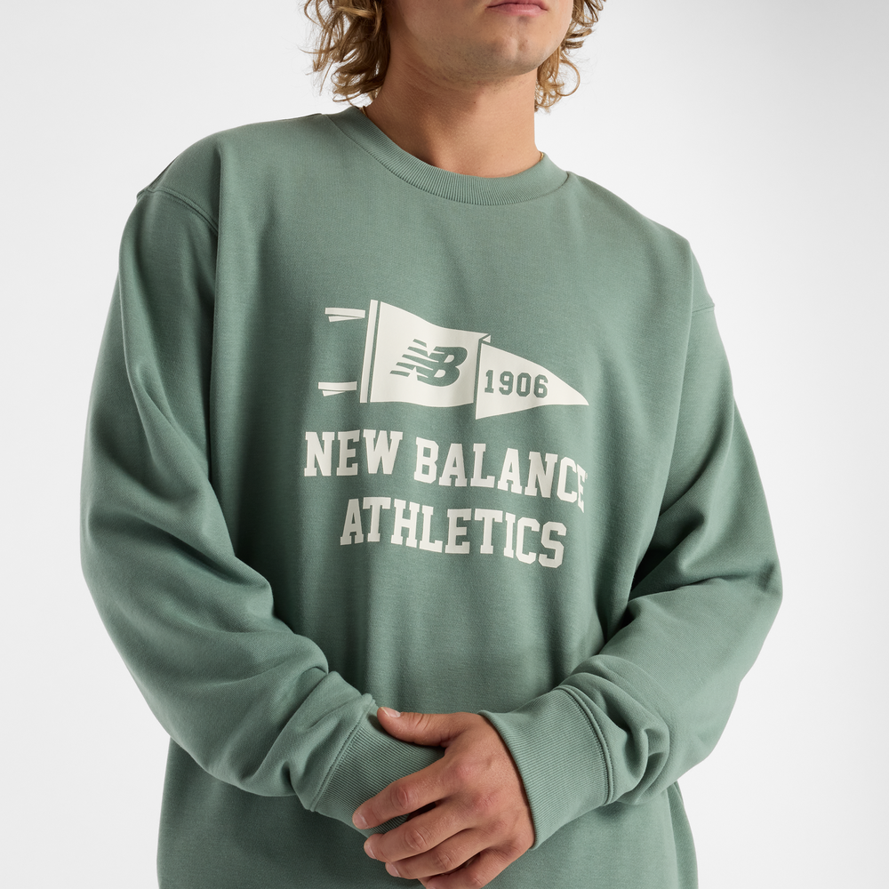Pánska bunda New Balance MT51929DKJ – zelené