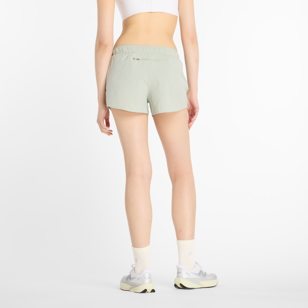 Dámske šortky New Balance WS41286GAS – zelené