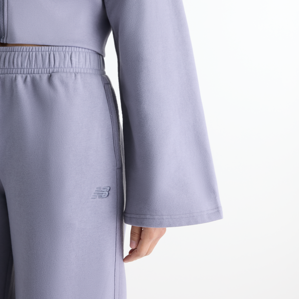 Dámska mikina New Balance Brushed Coastal – fialové