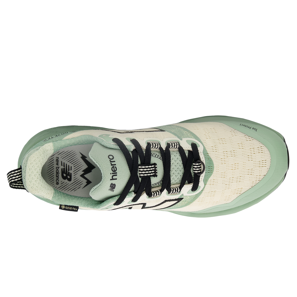 Pánske topánky New Balance Fresh Foam X Hierro v9 Gore-Tex MTHIGLA9 – zelené