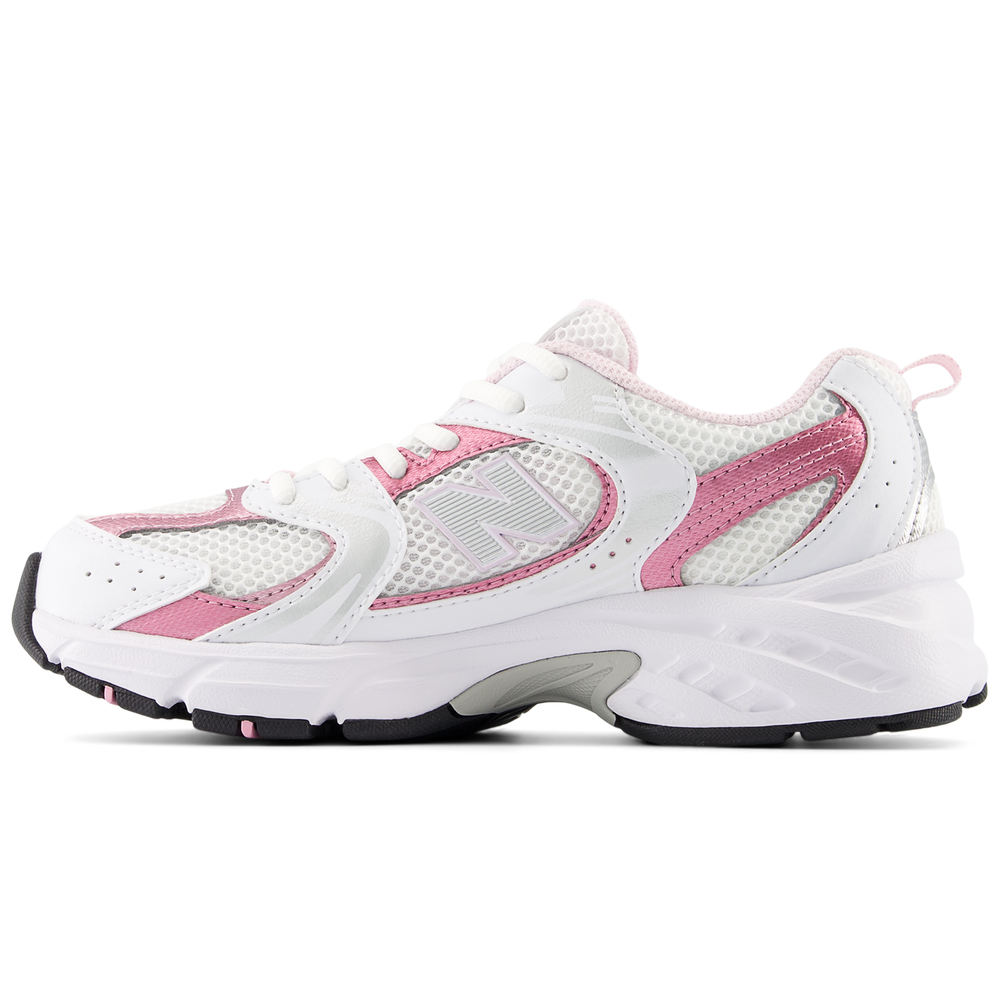 Detské topánky New Balance GR530RK – biele