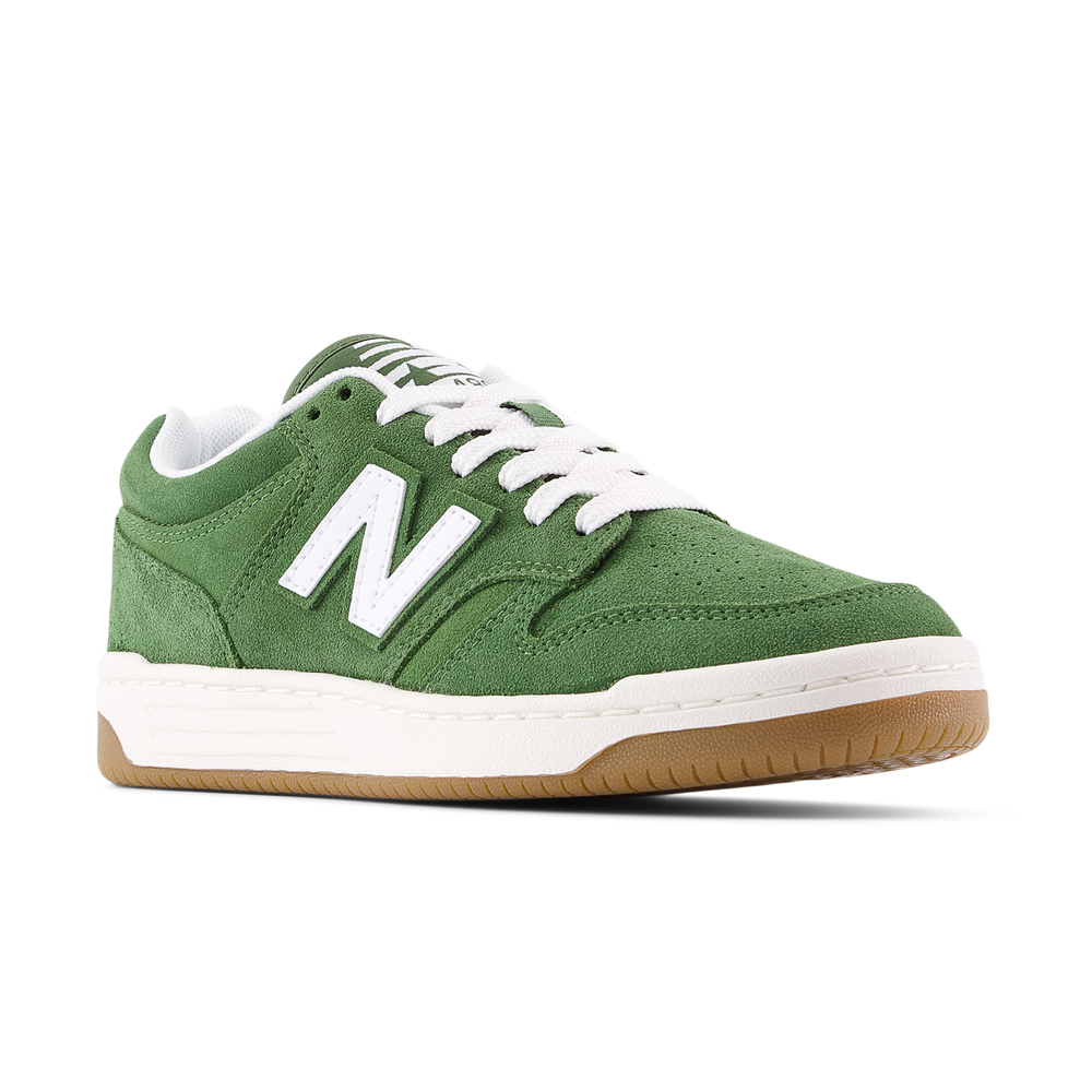Detské topánky New Balance GSB480SA – zelené