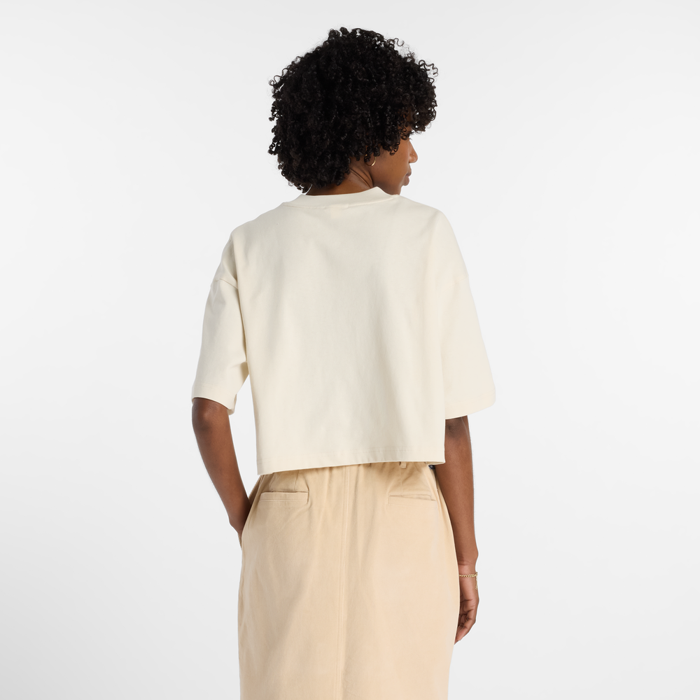 Dámske tričko New Balance WT53904LIN – béžové