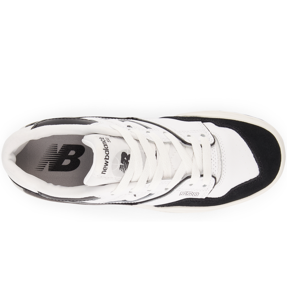 Detské topánky New Balance GSB550CA – biele