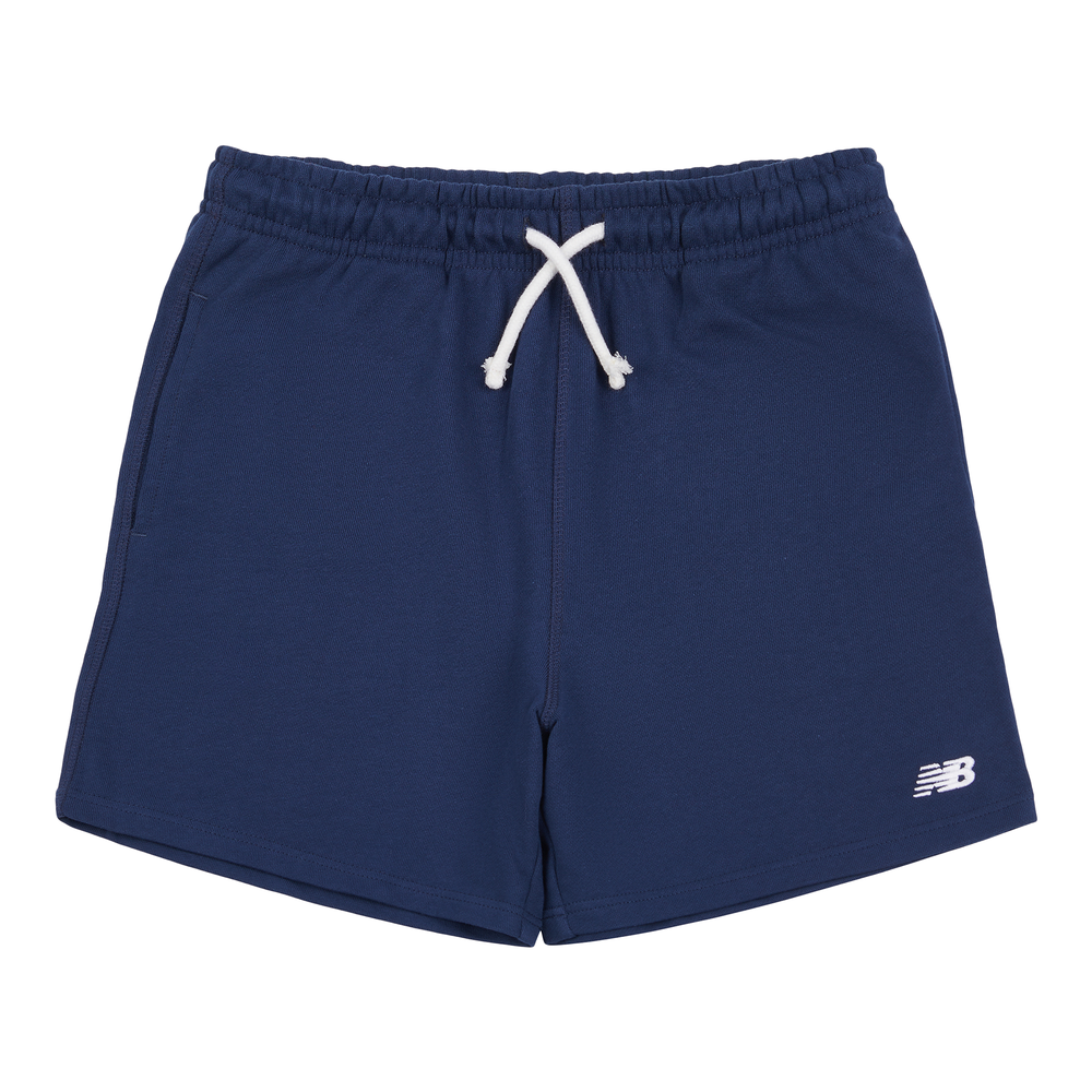 Detské šortky New Balance LAKB0008NNY – tmavomodrá