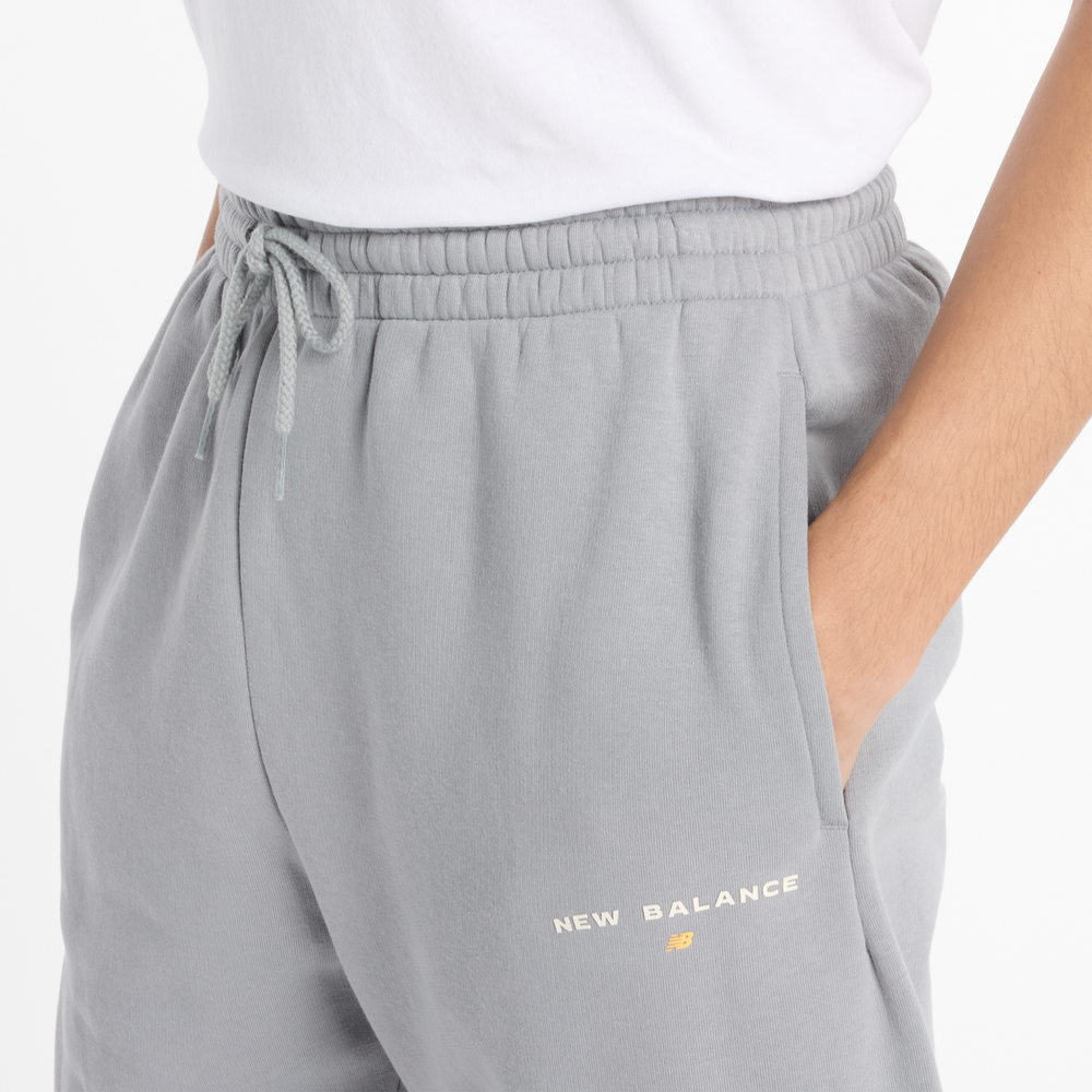 Pánske nohavice New Balance MP51505YST – sivé