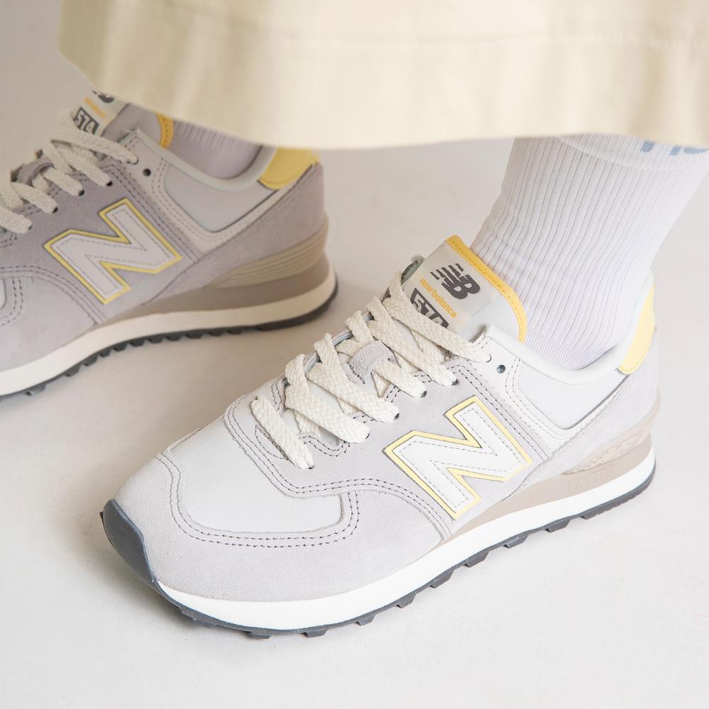 Dámske topánky New Balance WL574QD – sivé