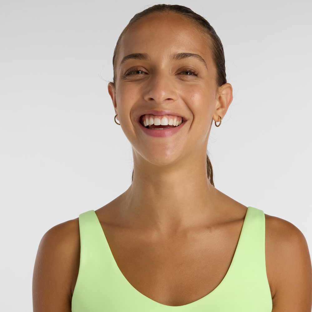 Športová podprsenka New Balance WB51052AFG – zelené