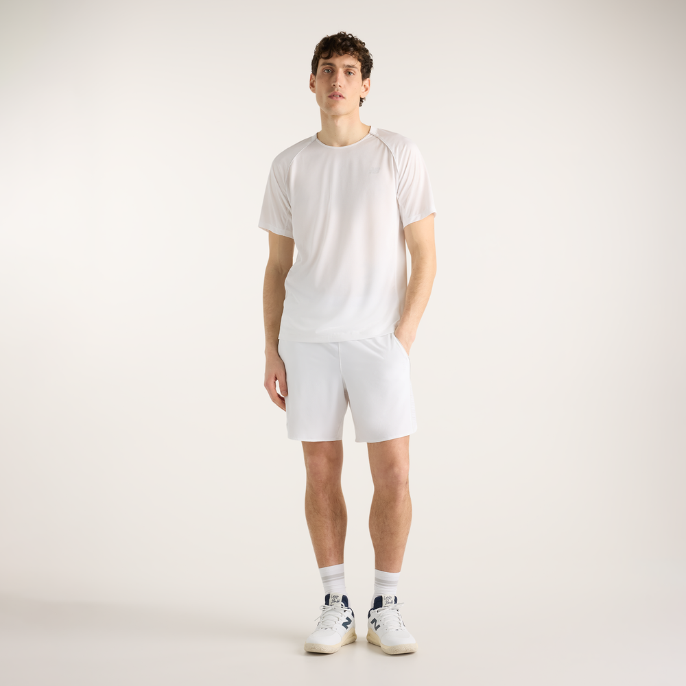 Pánske šortky New Balance Tournament – biele