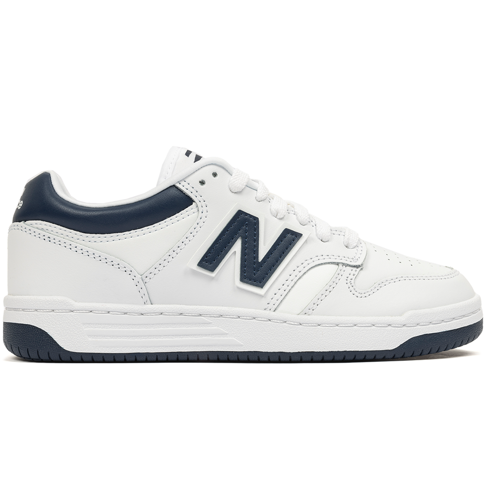 Detské topánky New Balance GSB480WN – biele