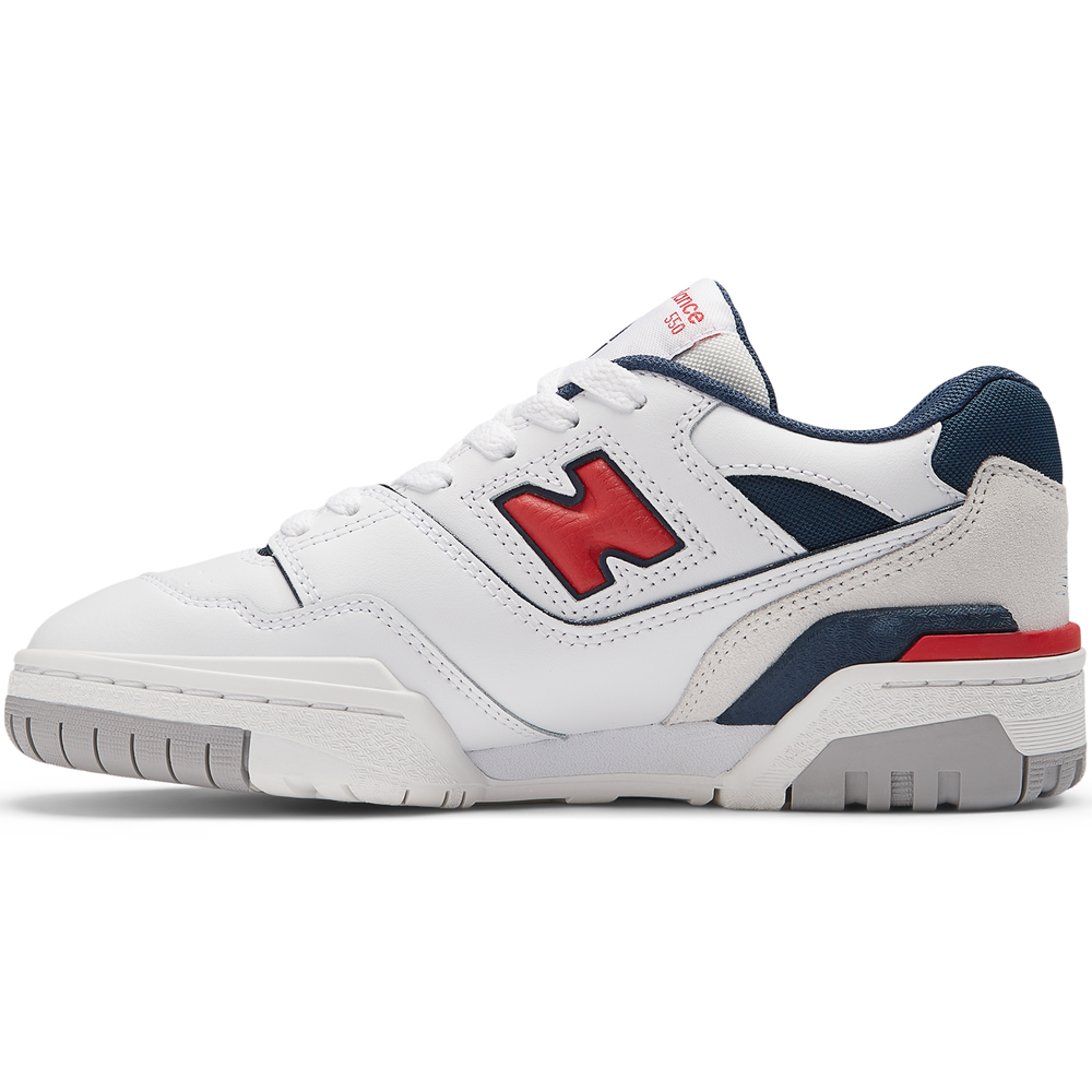 Detské topánky New Balance PSB550ED – biele