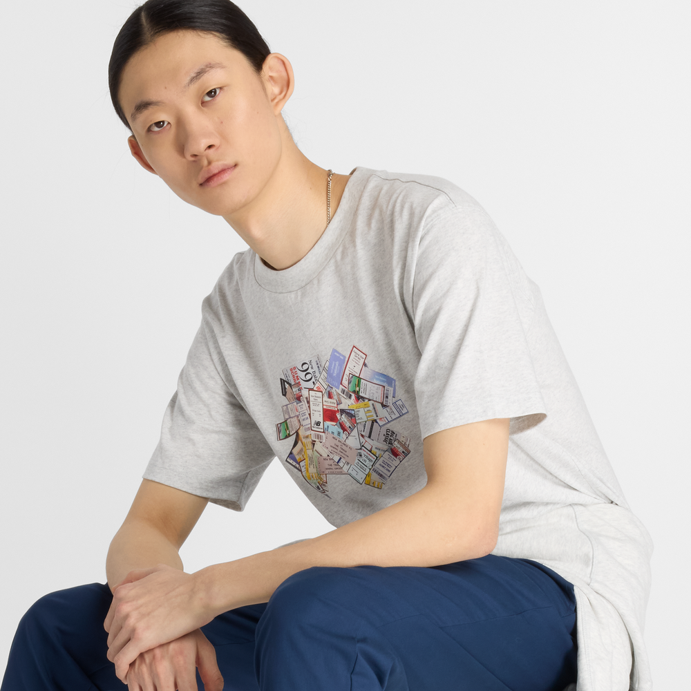 Pánske tričko New Balance MT53905AHH – sivé