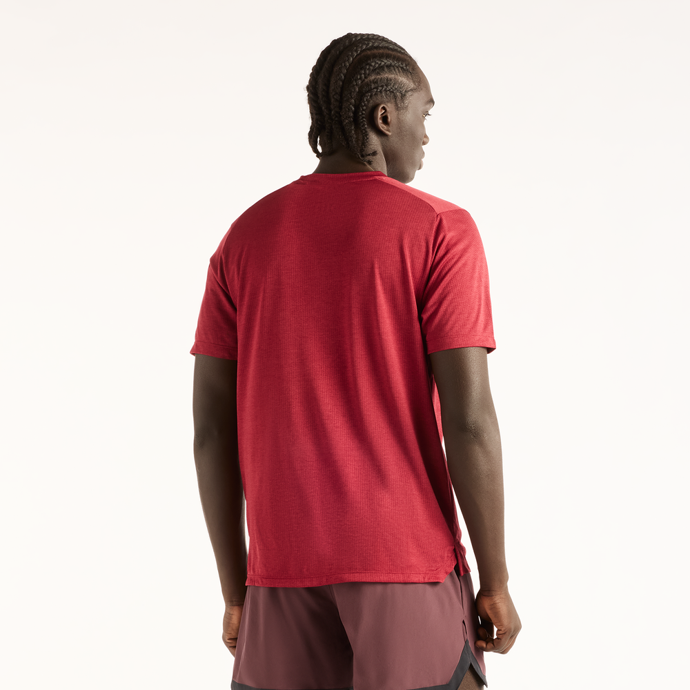 Pánske tričko New Balance RC Essential Graphic – červené