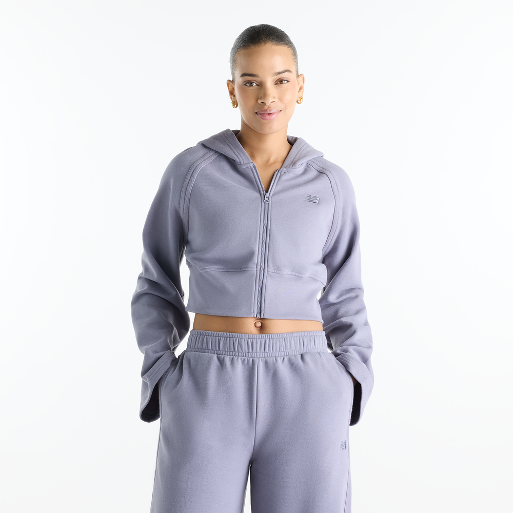 Dámska mikina New Balance WJ62Q0WVOFG – fialové