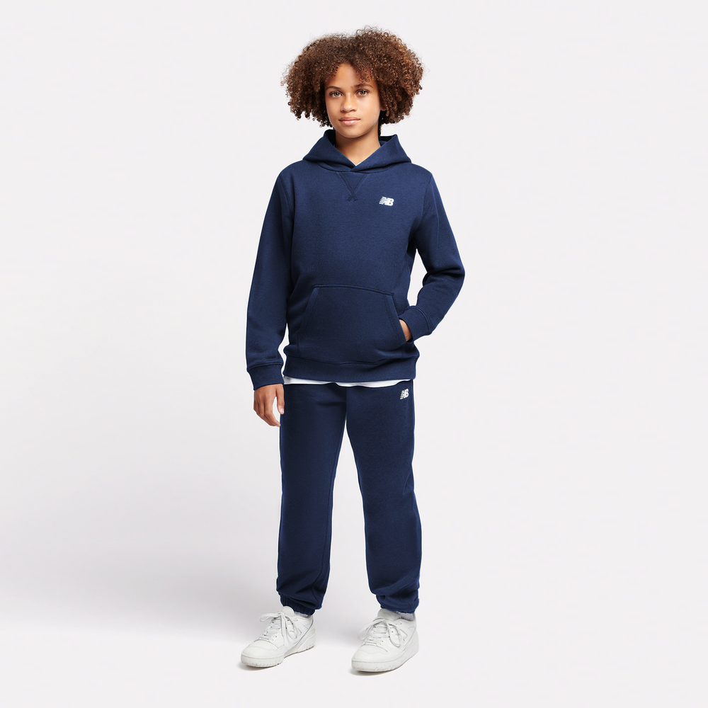 Detské nohavice New Balance LAKB0060NNY – tmavomodrá