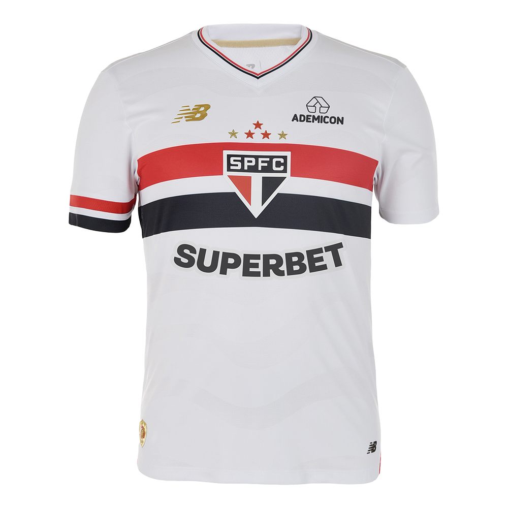 Pánske tričko New Balance Sao Paulo FC MT831834HME – biele