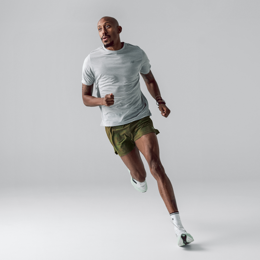 Pánske šortky New Balance MS43285WDL – zelené