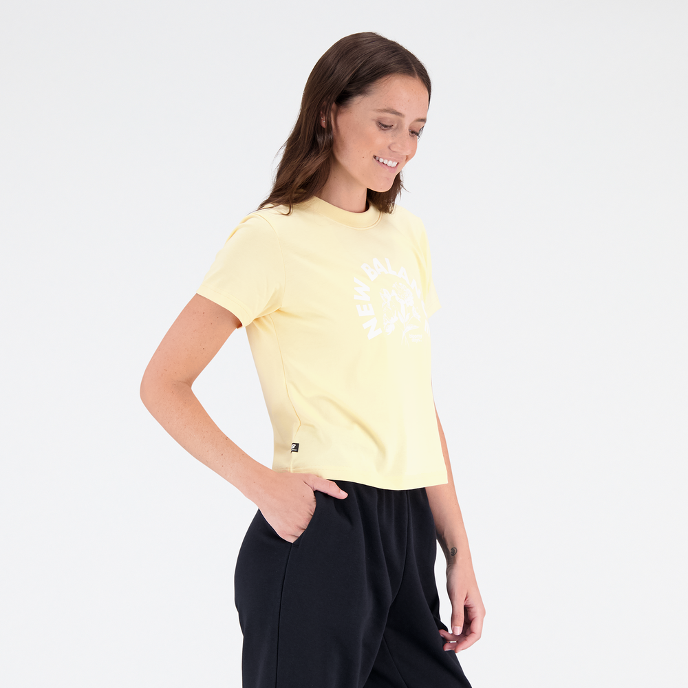 Dámske tričko New Balance WT31554RAW – žlté