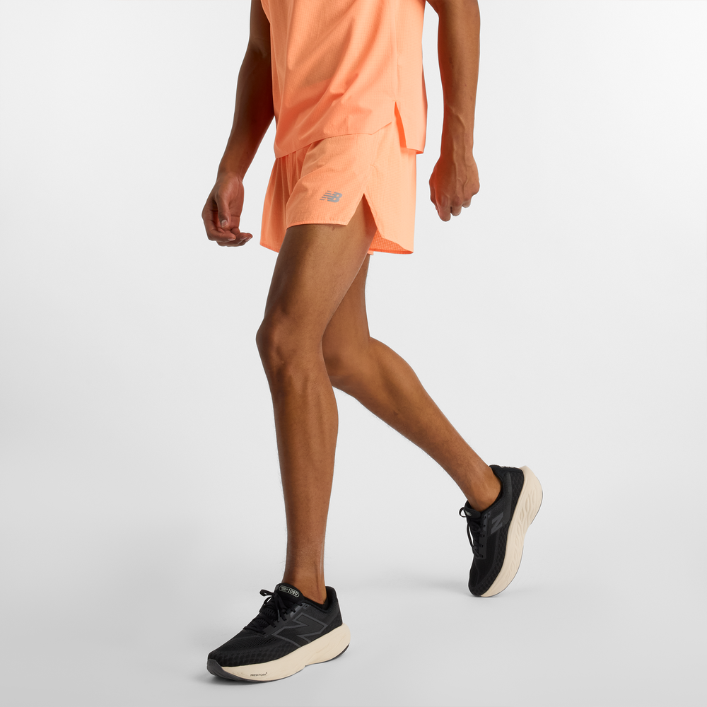 Pánske šortky New Balance MS51283HMO – oranžová