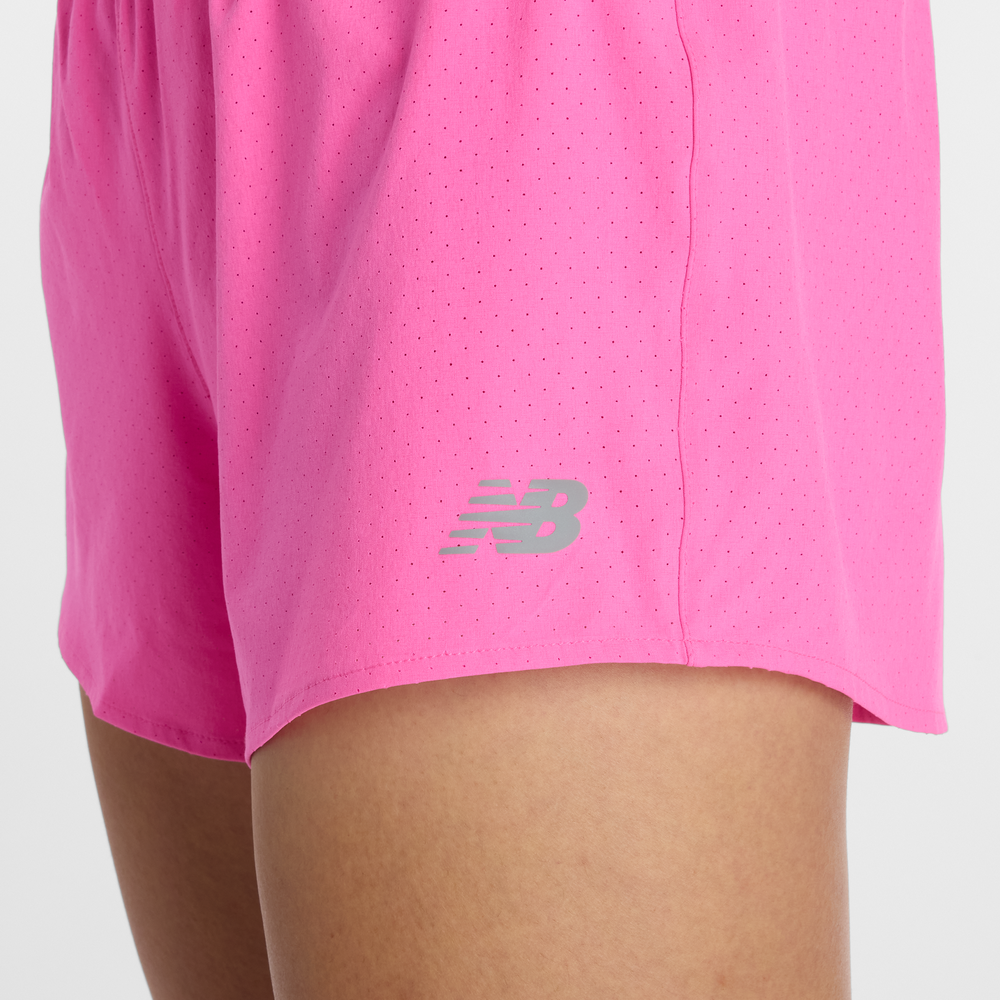 Dámske šortky New Balance WS41286AAB – ružové