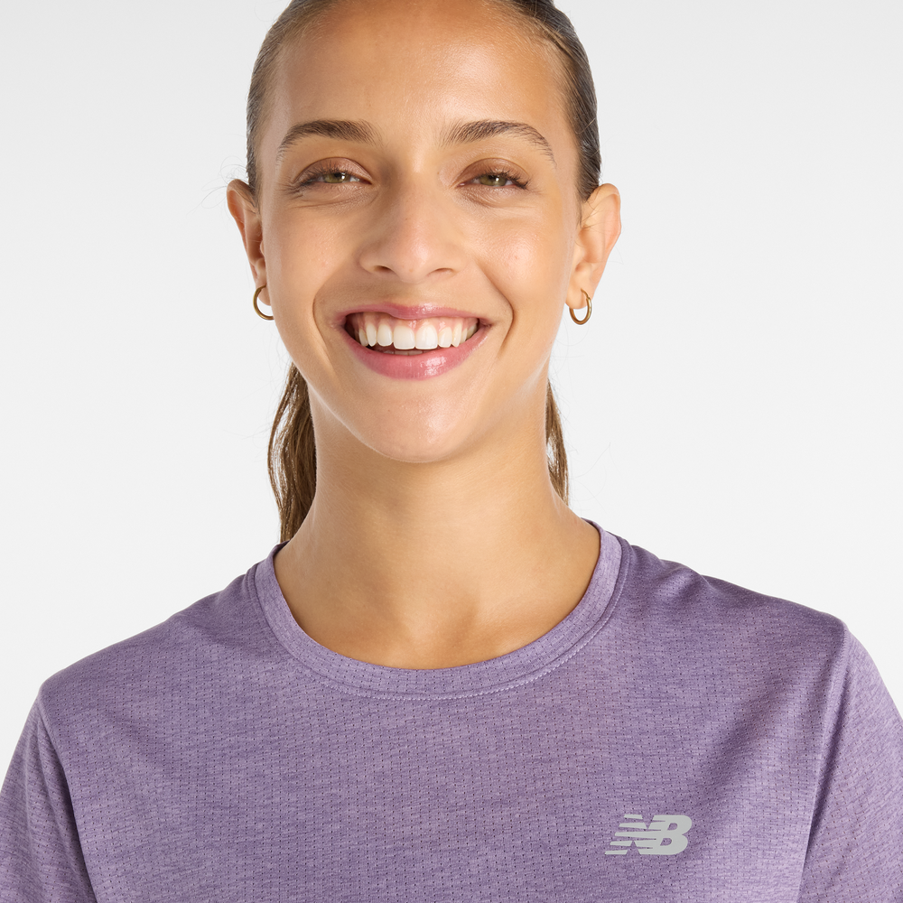 Dámske tričko New Balance WT41253AB7 – fialové