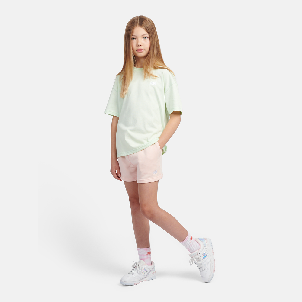 Detské tričko New Balance LAKG0001MEW – mätové