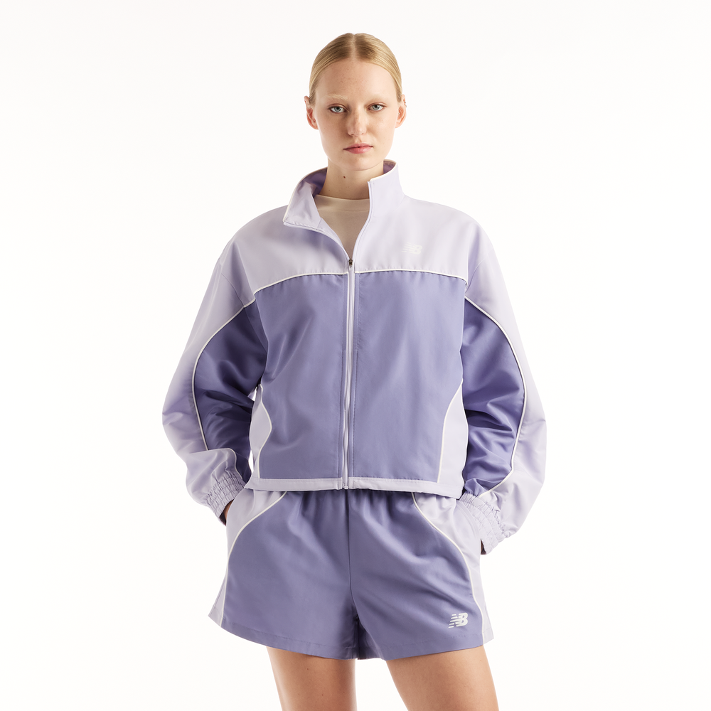 Dámska bunda New Balance WJ6279FYDSV – fialové