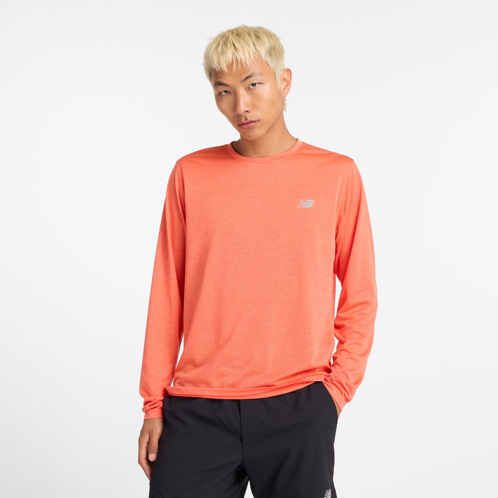 Pánske tričko New Balance MT41256NFH – oranžová