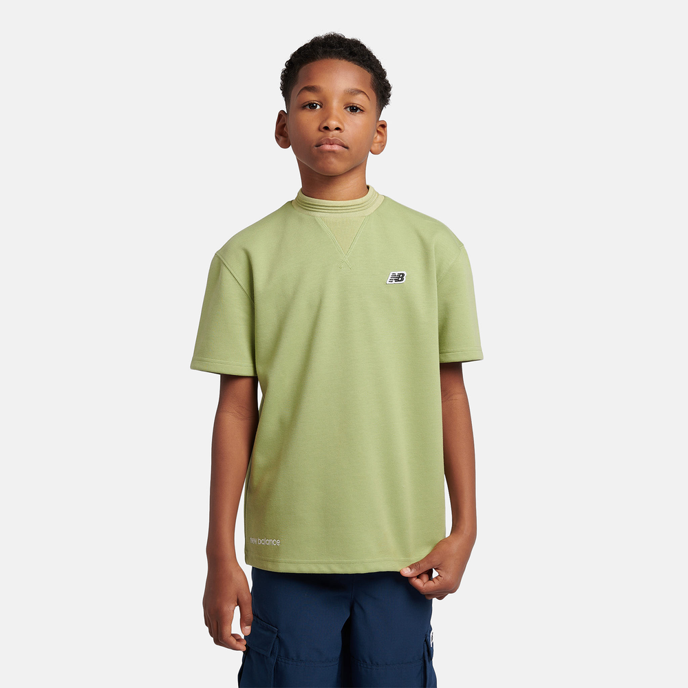 Detské tričko New Balance LAKB0191EEN – zelené